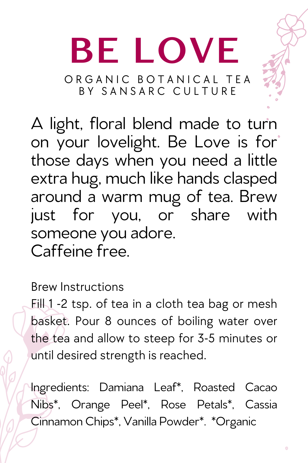 Altar-Be Love Tea
