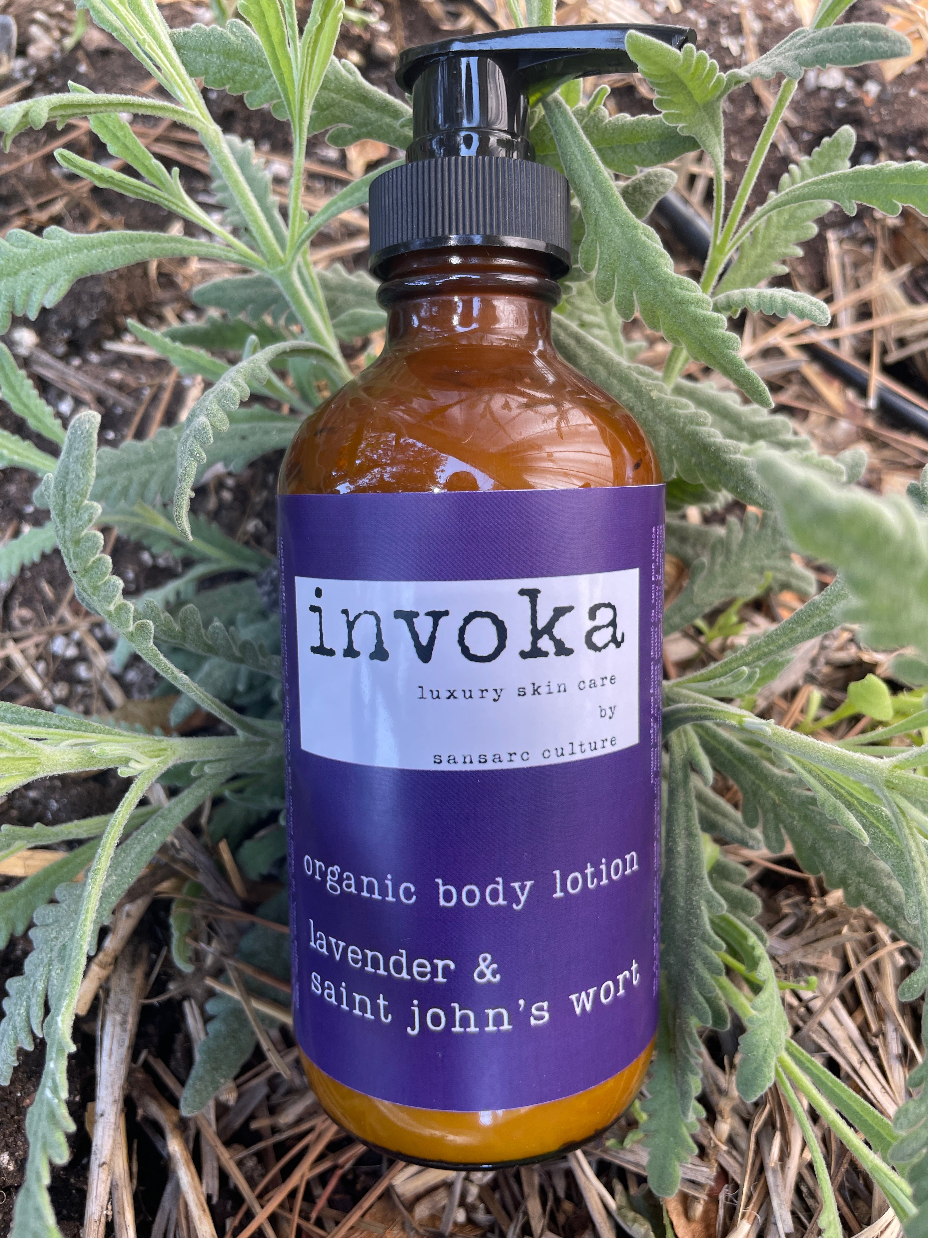 Invoka Lavender & Saint John's Wort Whipped Organic Body Lotion