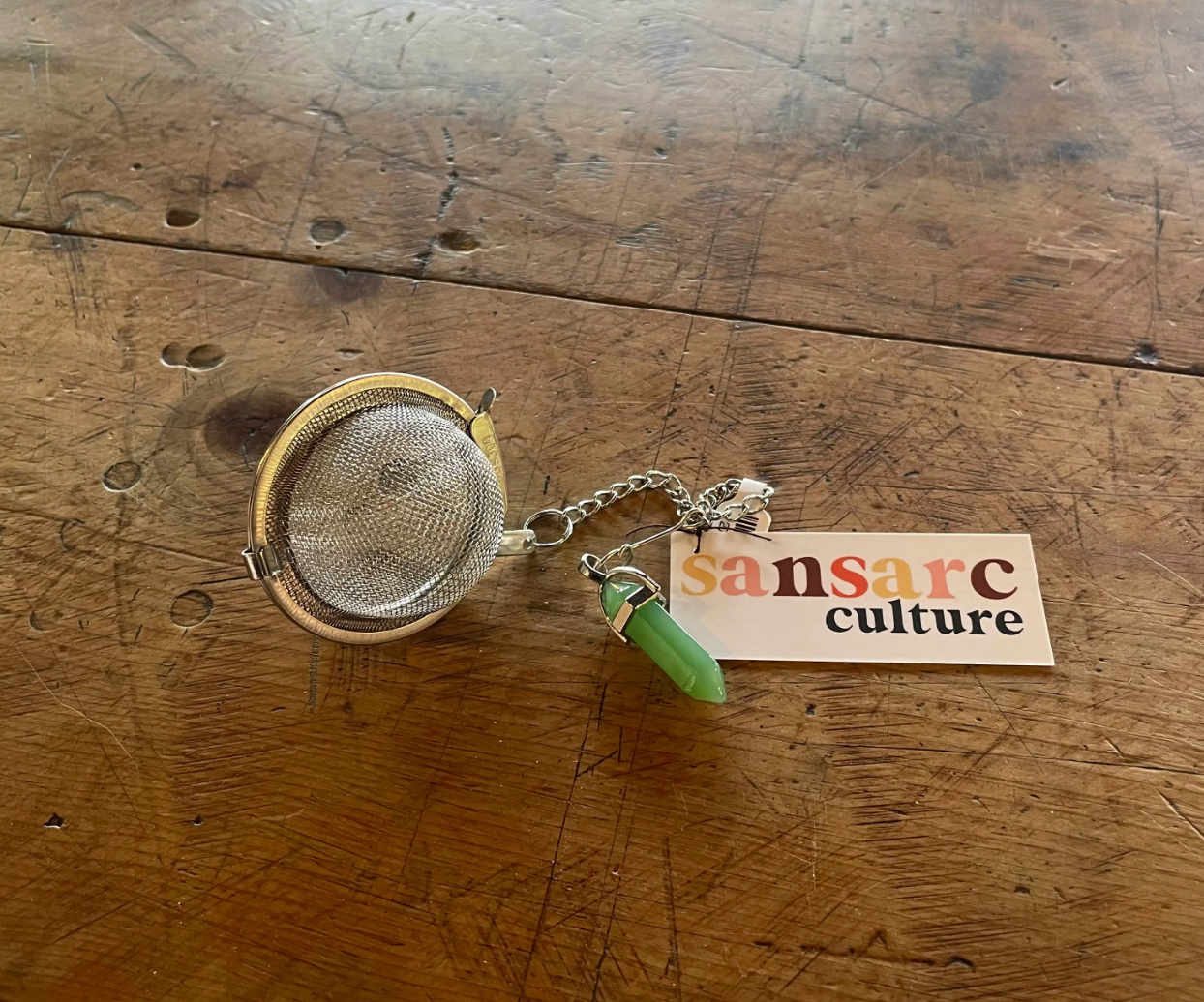 Altar-Crystal Tea Ball Infuser – Add a Touch of Magic to Your Tea Ritual
