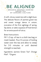Altar-Be Aligned: Orange Jasmine Green Tea