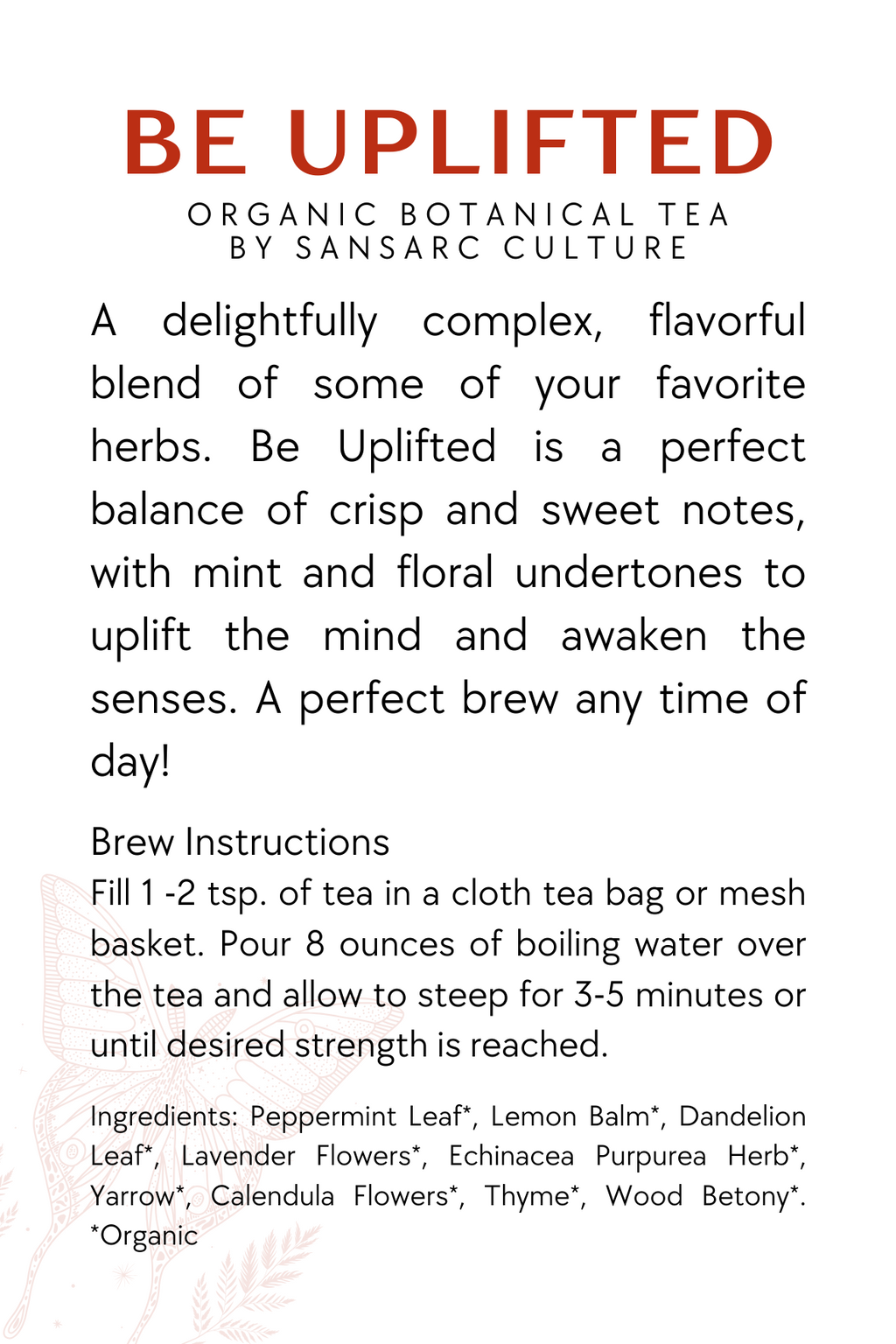 Altar-Be Uplifted Tea
