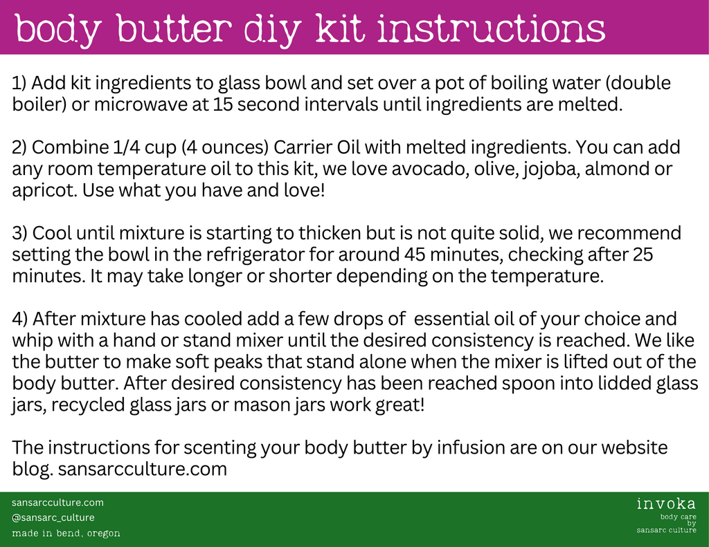 Invoka-Body Butter DIY Kit