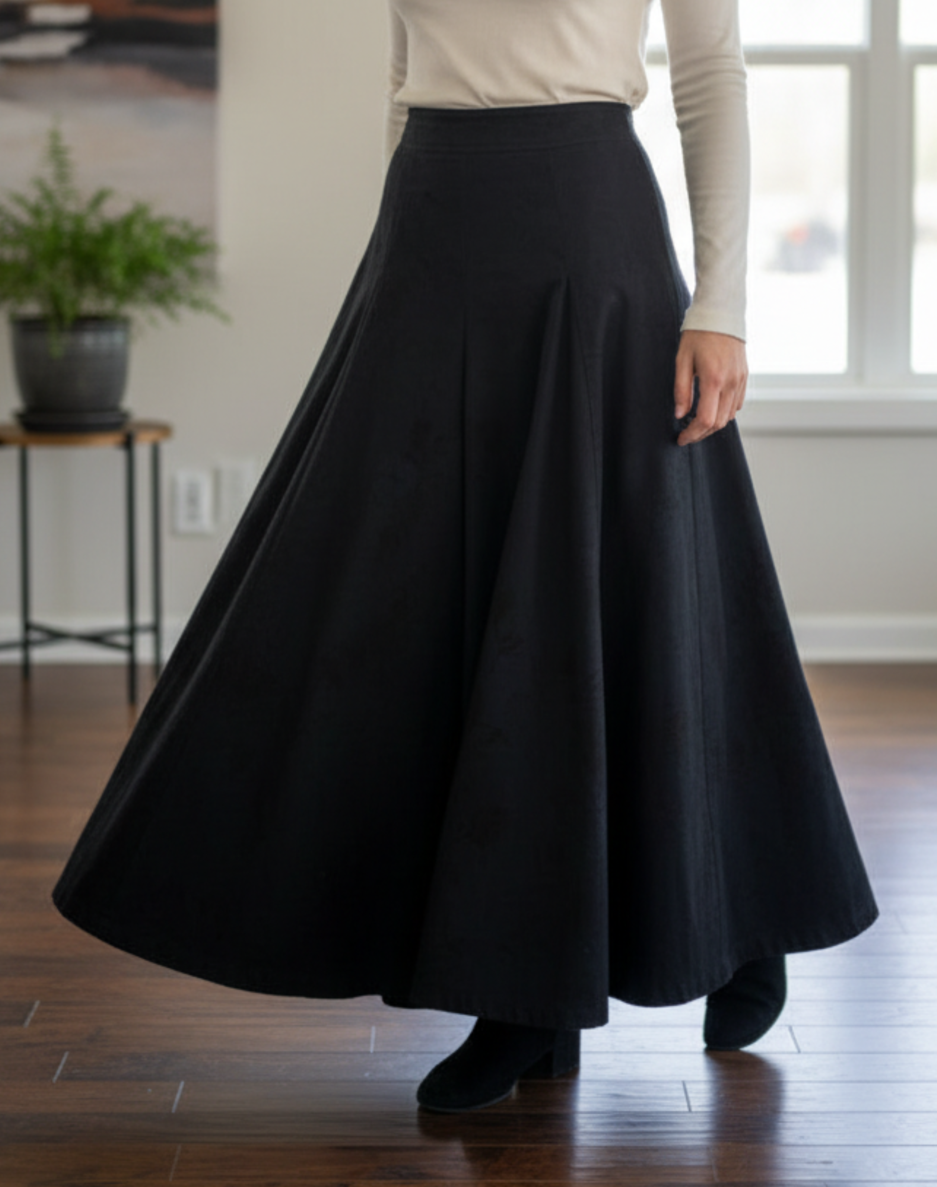 Amaranth Wide Leg Pant